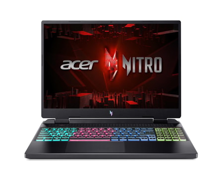 Nitro (ANV16-41-R5SE), Obsidian Black, 16 Zoll, IPS, WUXGA, 32 GB, 1 TB M.2 SSD, RTX 4060