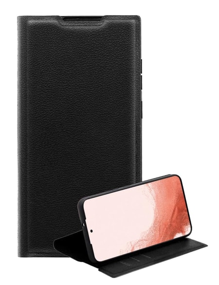 Premium Wallet, Book Cover für Galaxy S23+ Schwarz (63520) Handyhülle