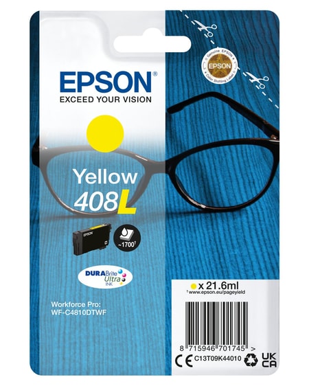 Singlepack Yellow 408L DURABrite Ultra Ink Druckerpatrone
