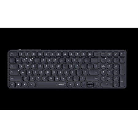 Kabellose, ultraflache Multi-Mode-Tastatur "E9310M", Schwarz, QWERTZ DE