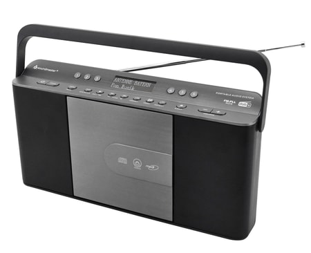 RCD1870SW Schwarz DAB+ Radio mit CD Player