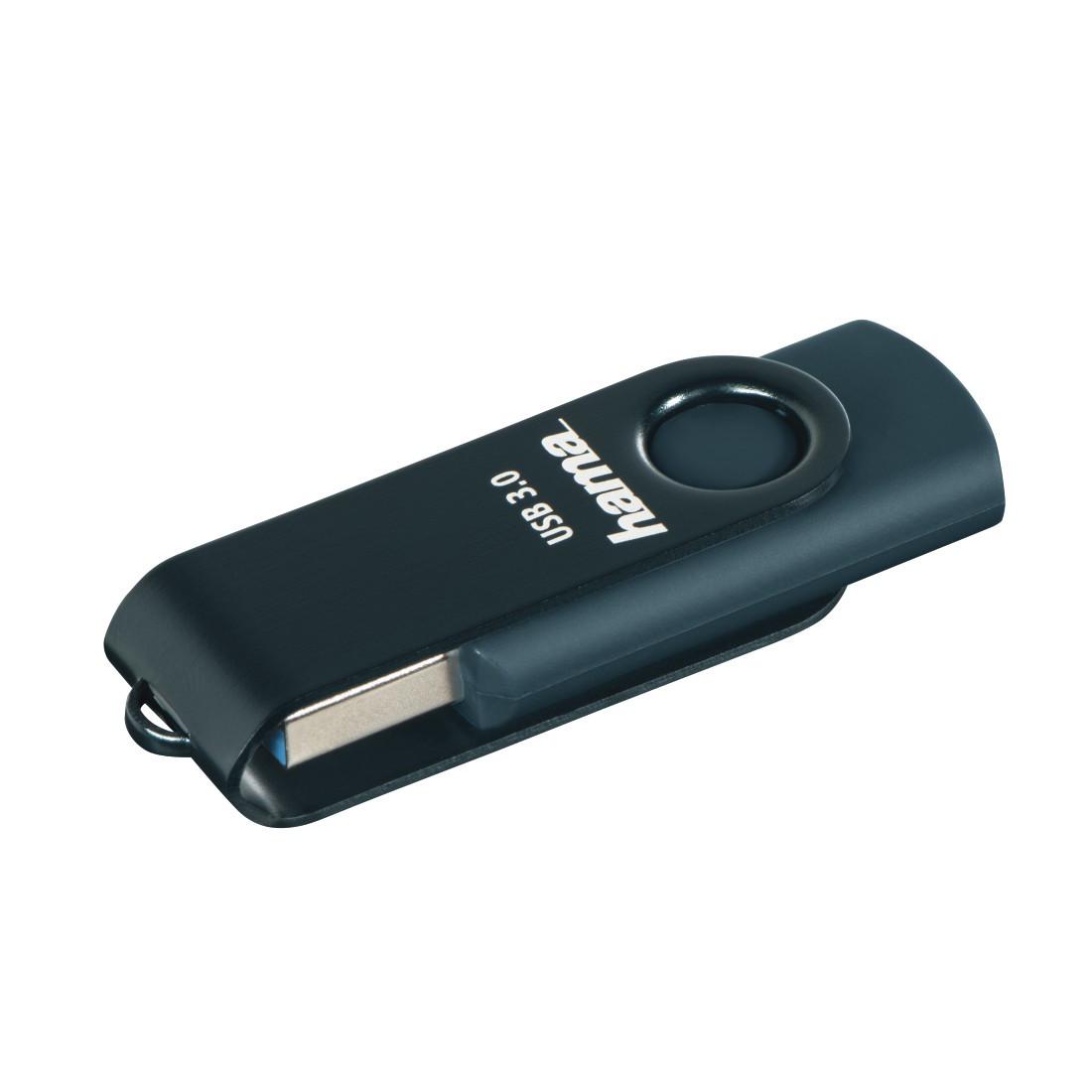 USB-Stick "Rotate", USB 3.0, 64GB, 70MB/s, Petrolblau (00182464)