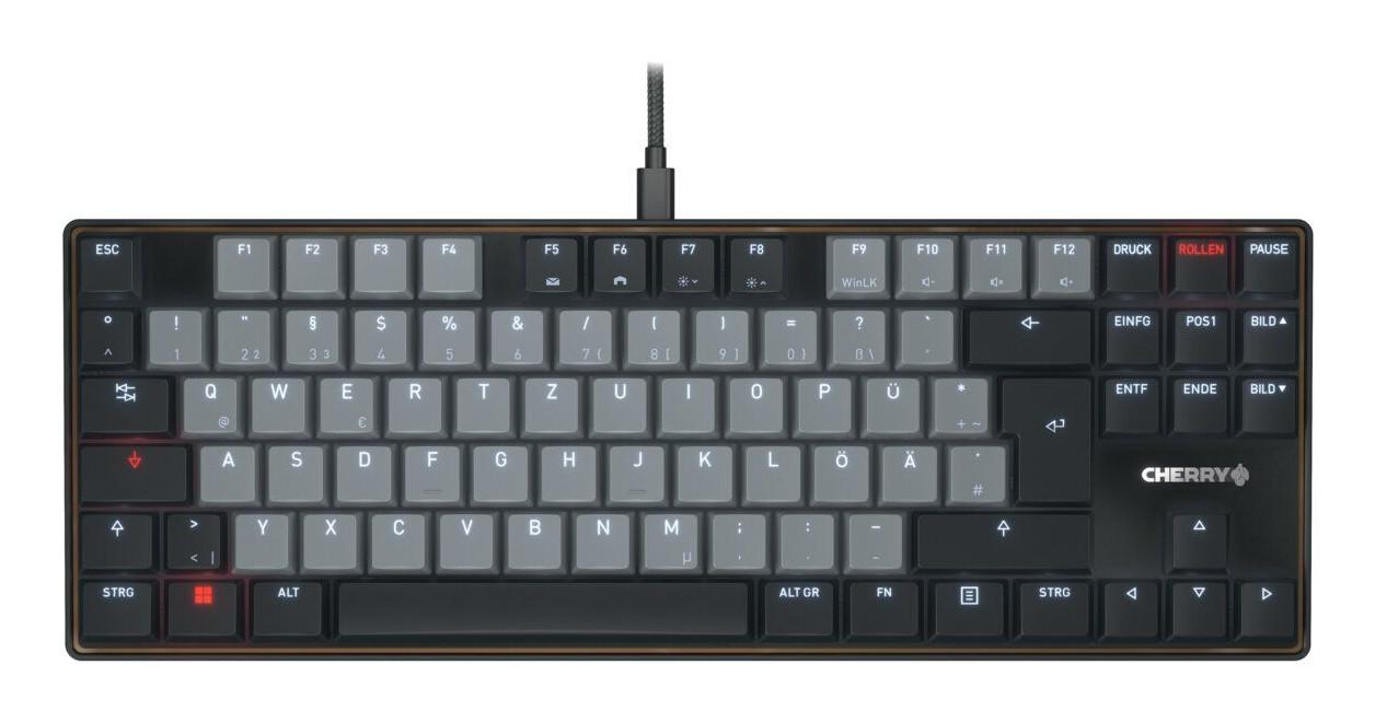 KC 500 MX LP TKL Tastatur, Schwarz/Grau