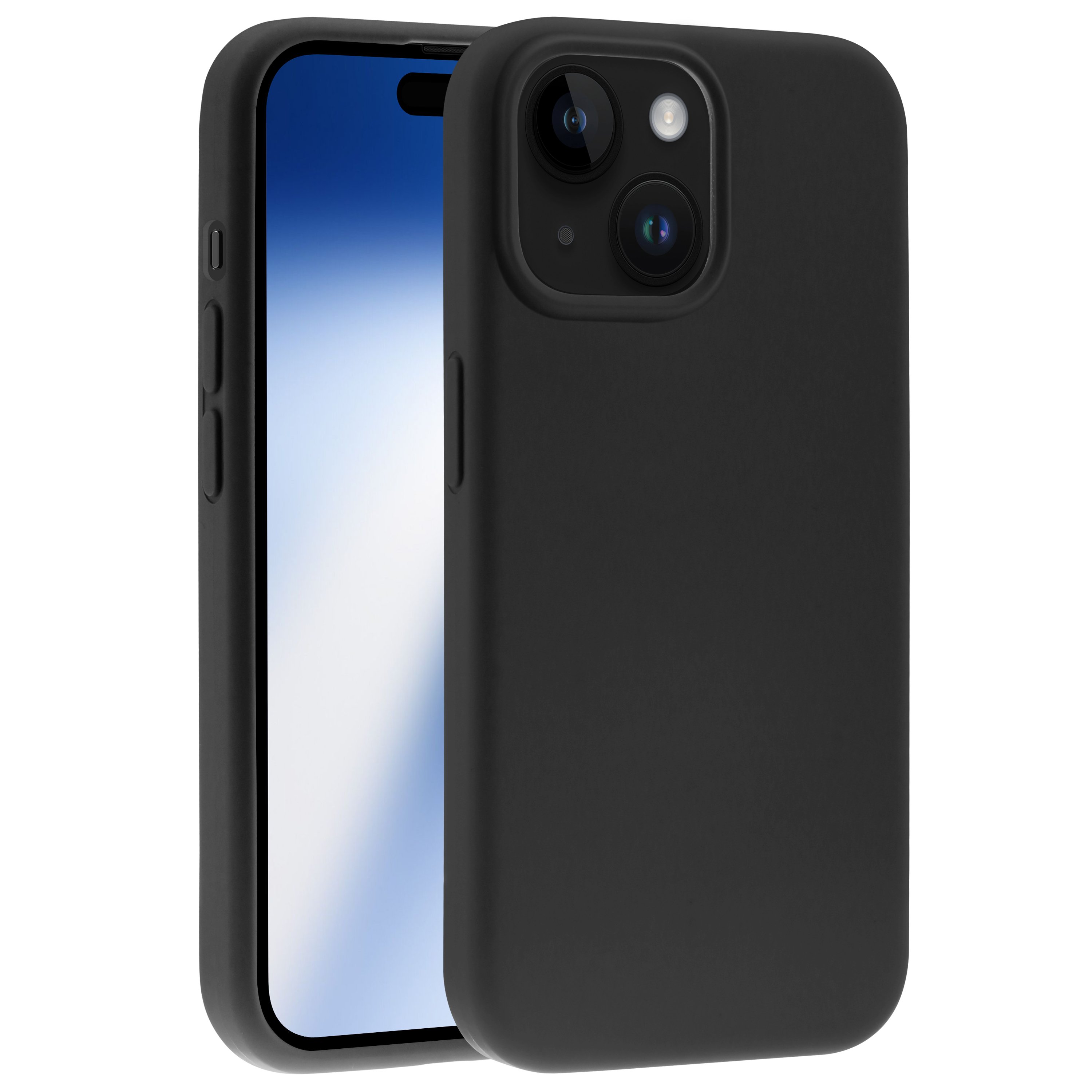Mag Hype Cover für iPhone 15, Magnetic Wireless Charging Support schwarz (63886) Handyhülle