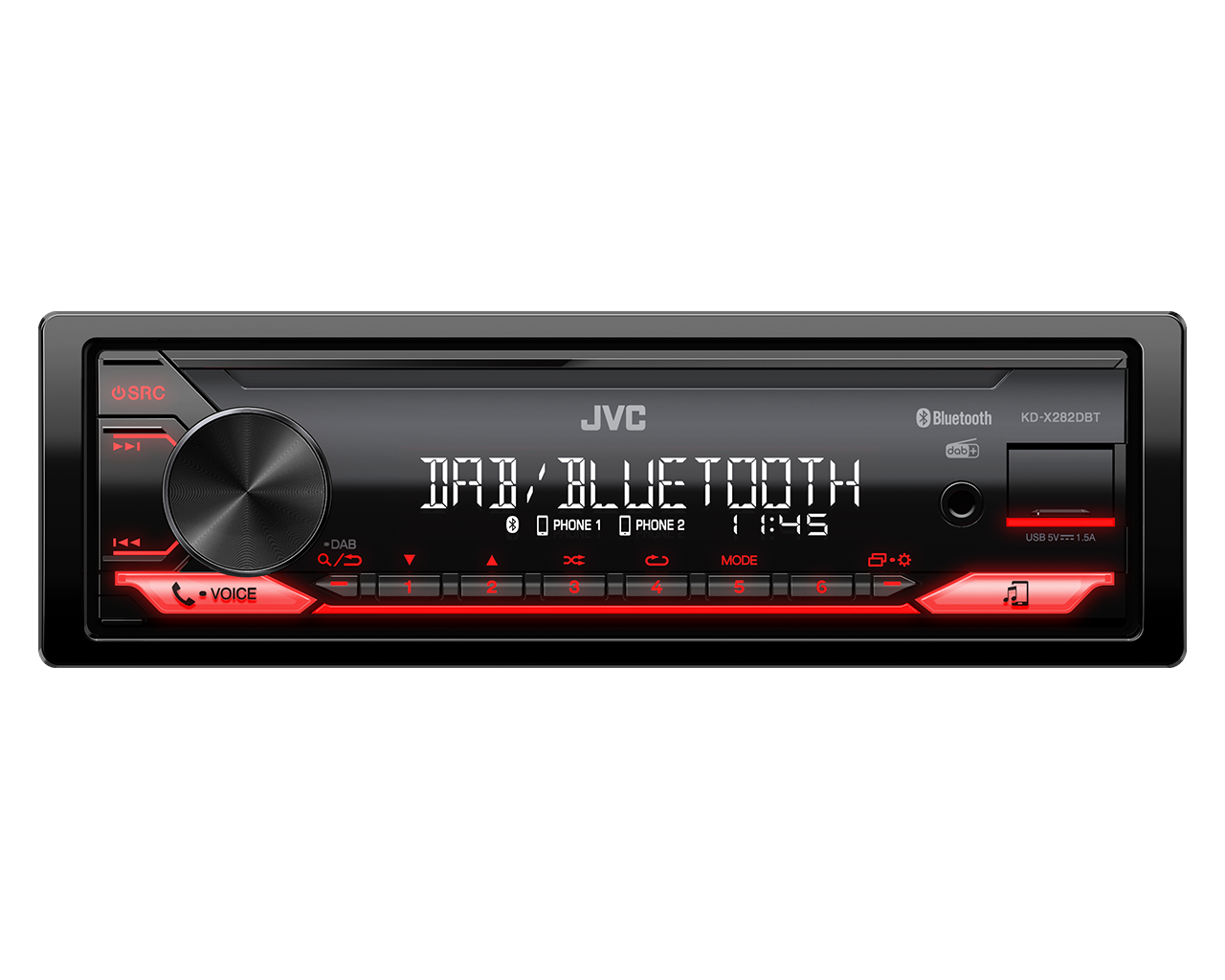 KD-X282DBT 1-DIN Autoradio