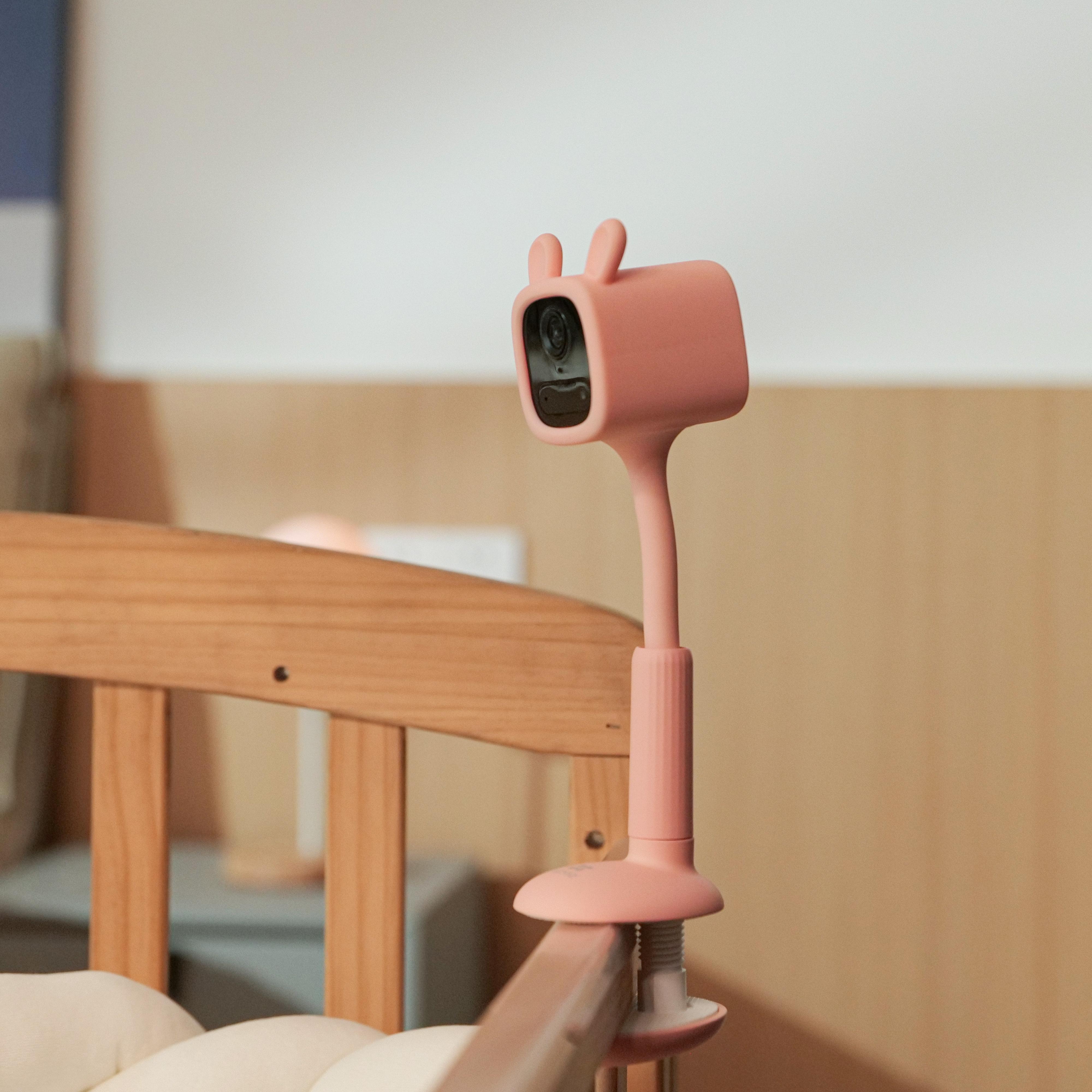 BM1 Akkubetriebenes Kamera-Babyfon, Pink
