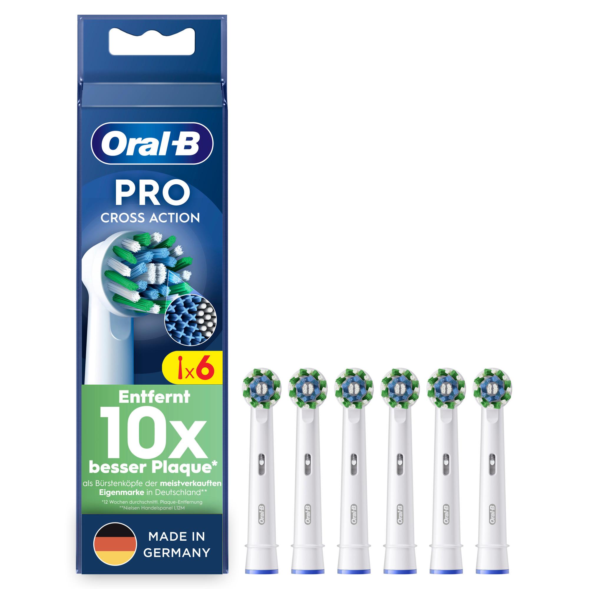 Aufsteckbürsten Pro CrossAction, 6 Stück