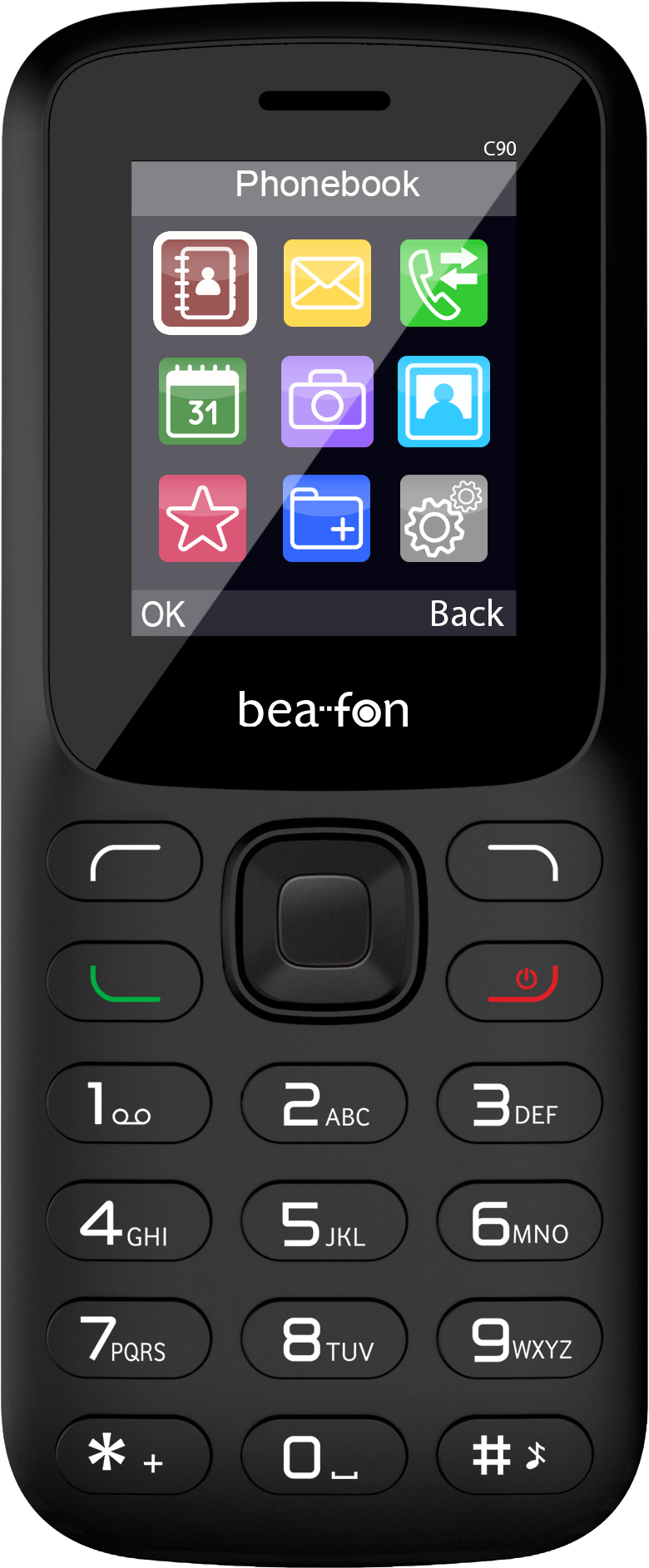 C90 LTE, Schwarz Handy
