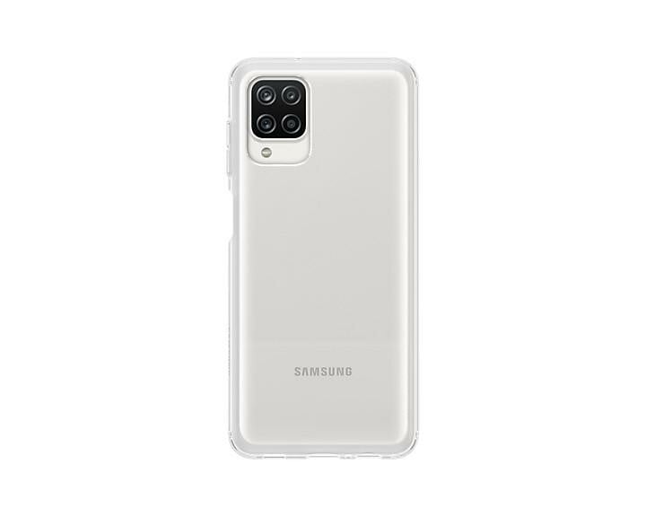 EF-QA125 Soft Clear Cover für Galaxy A12, Transparent Handyhülle