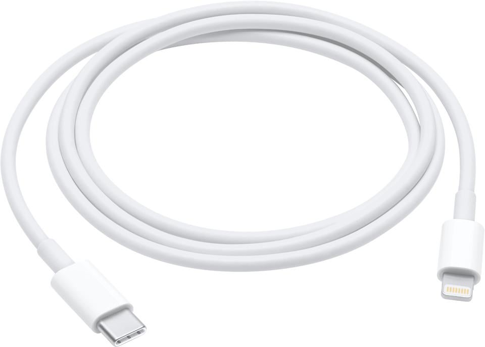 USB-C auf Lightning-Kabel, 1 Meter, Weiß