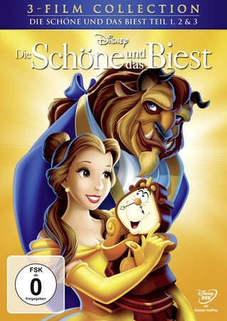 DVD Die Schöne und das Biest - Dreierpack (Disney Classics + 2. & 3.Teil) [3 DVDs]