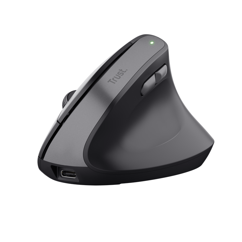 Bayo II ergonomische kabellose Maus, Schwarz