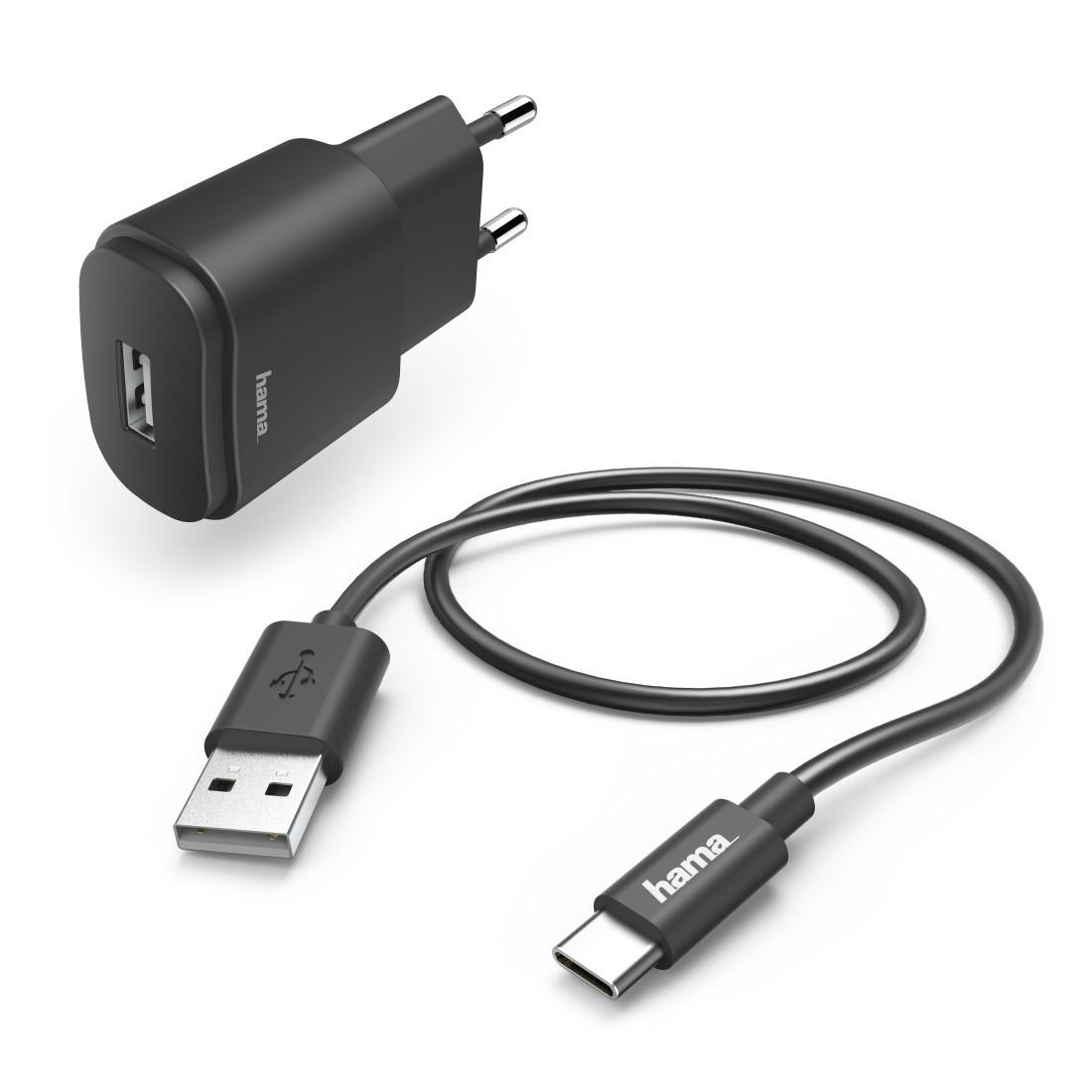 Ladeset, USB-C, 12 W, Schwarz (00210582)