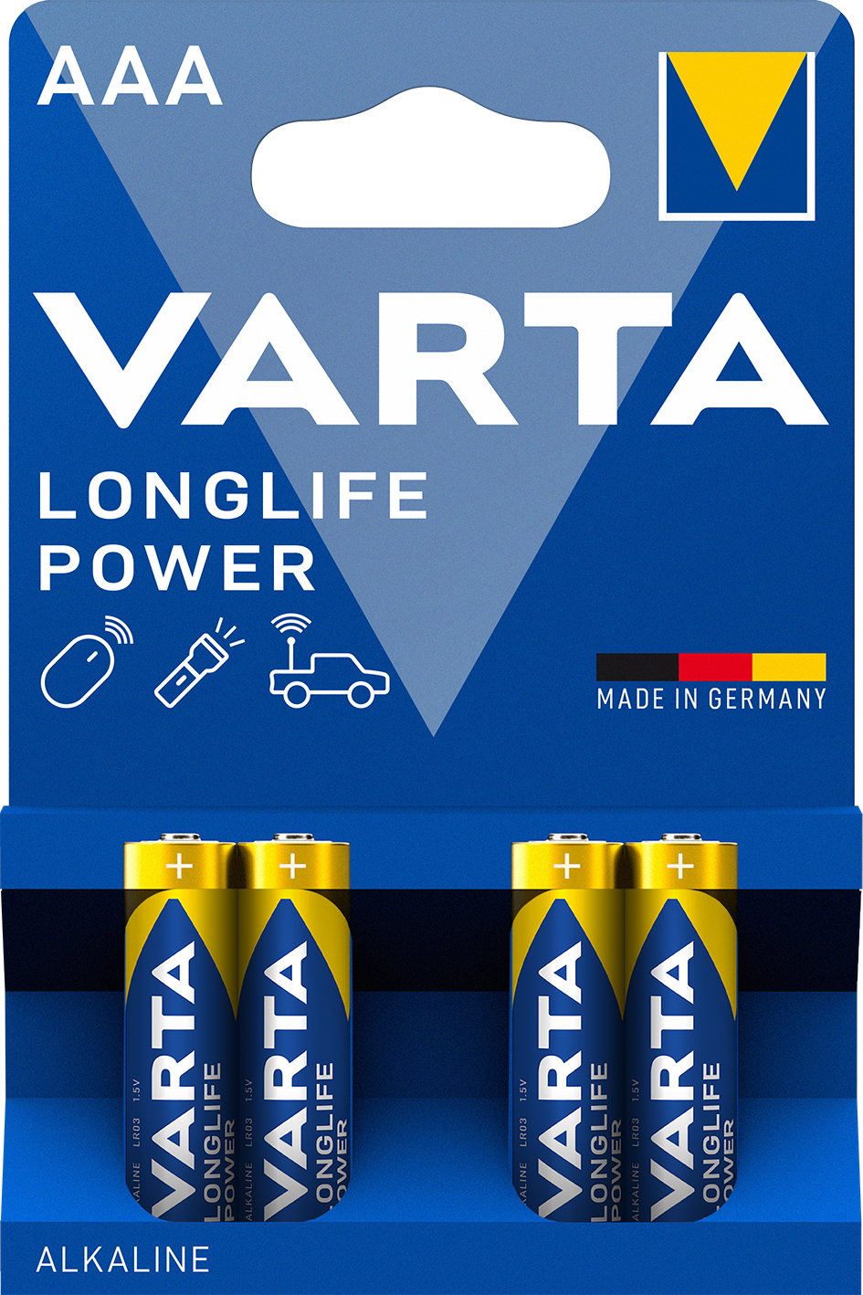 LONGLIFE Power AAA 4er Blister Batterie