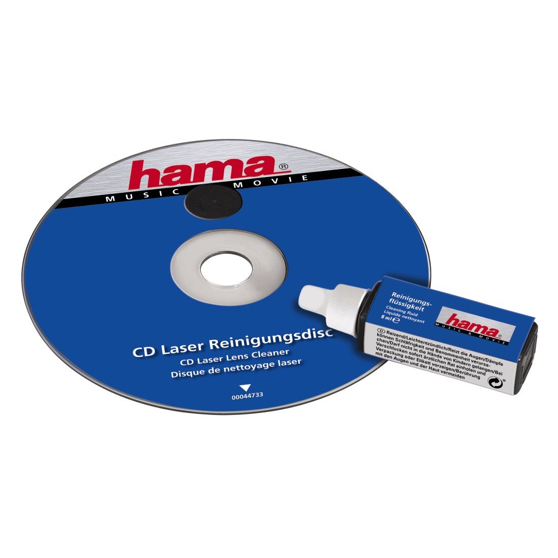 CD-Laserreinigungsdisc, mit Reinigungsflüssigkeit, einzeln verpackt (00044733)
