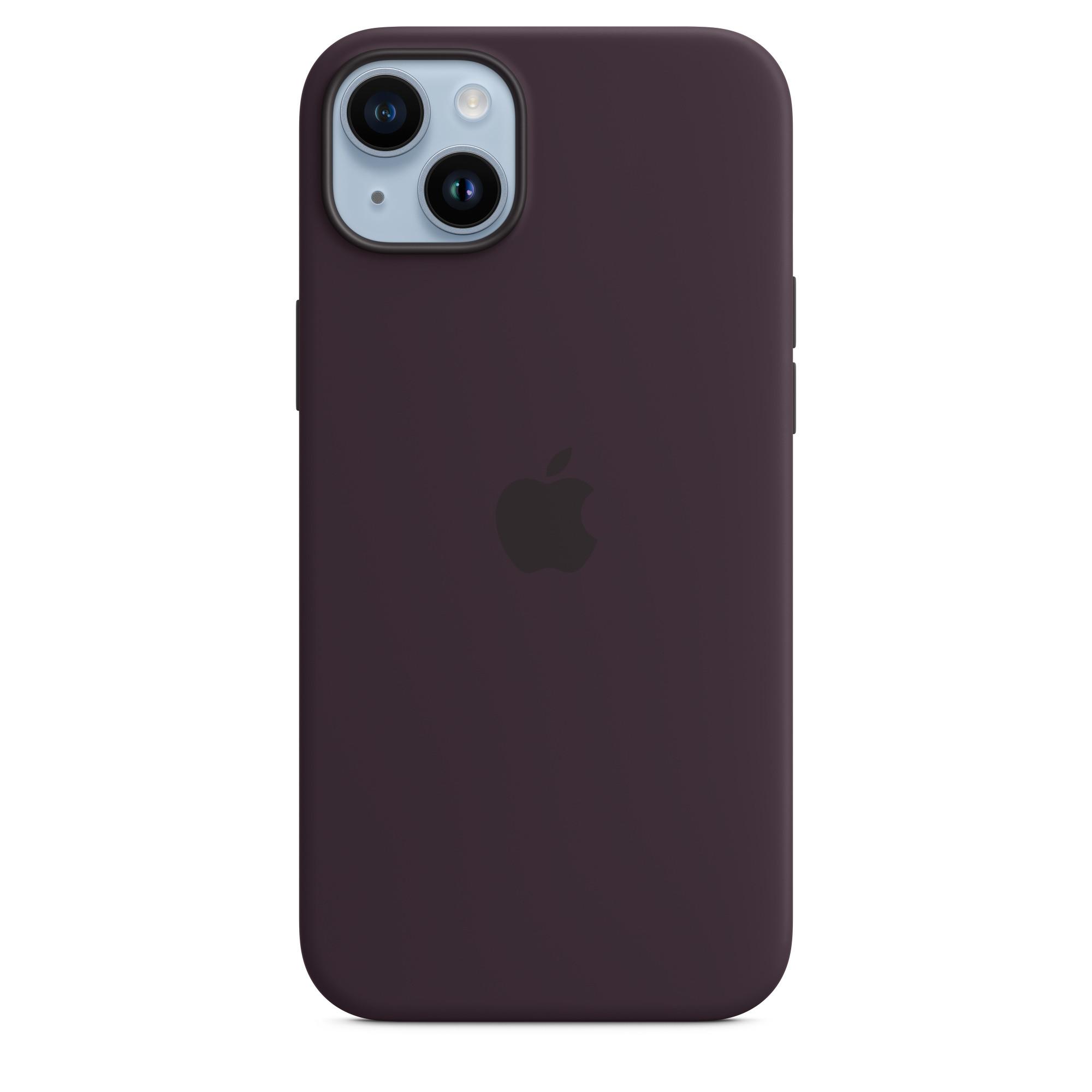 iPhone 14 Plus Silikon Case mit MagSafe - Holunder Handyhülle