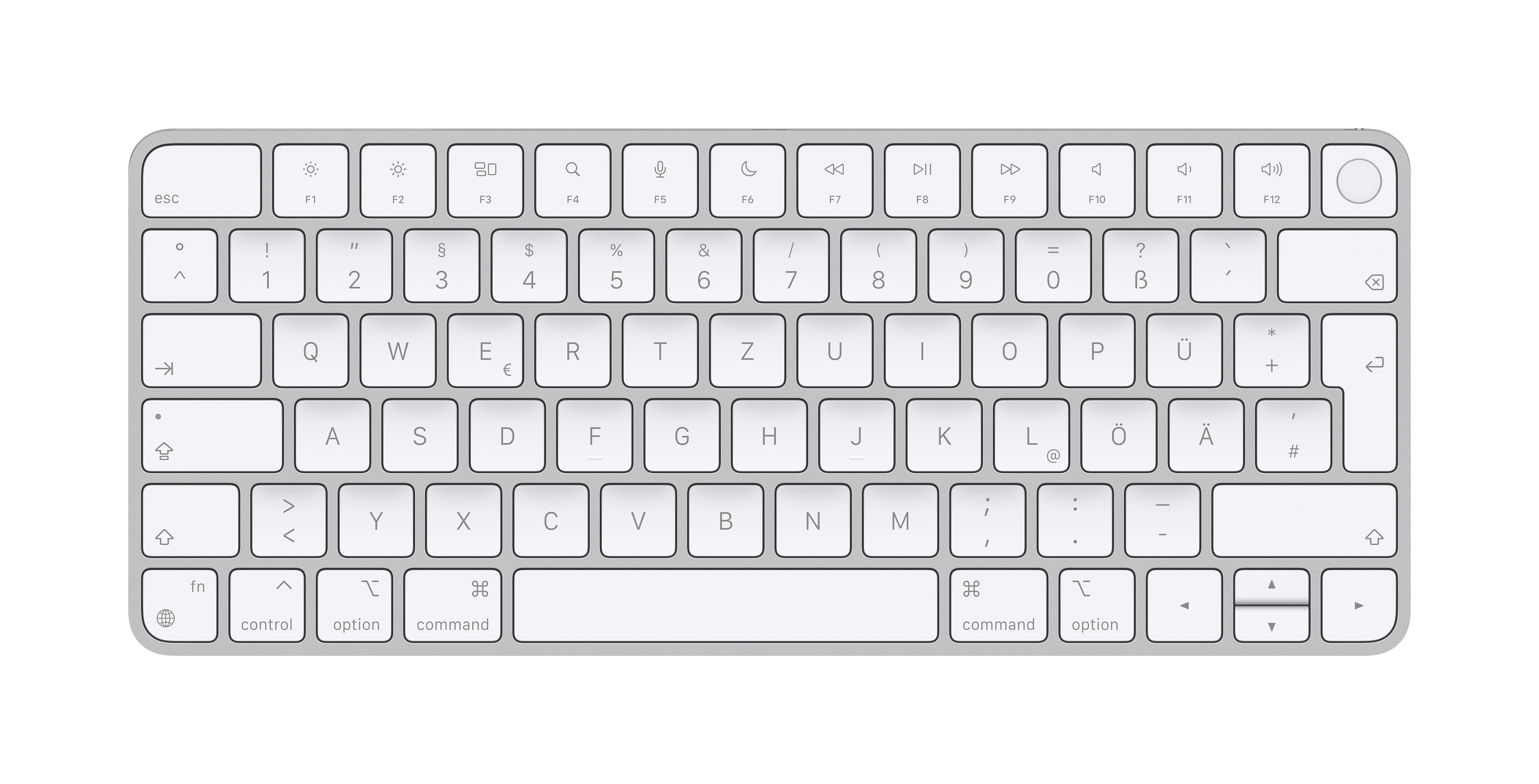 Magic Keyboard + Touch ID Silber