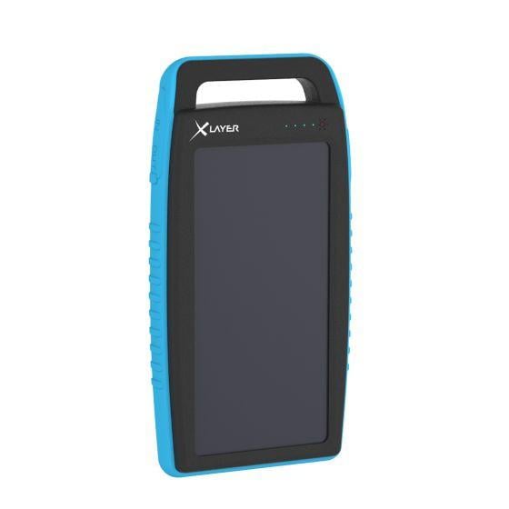 Powerbank Plus Solar, 15.000-mAh, blau