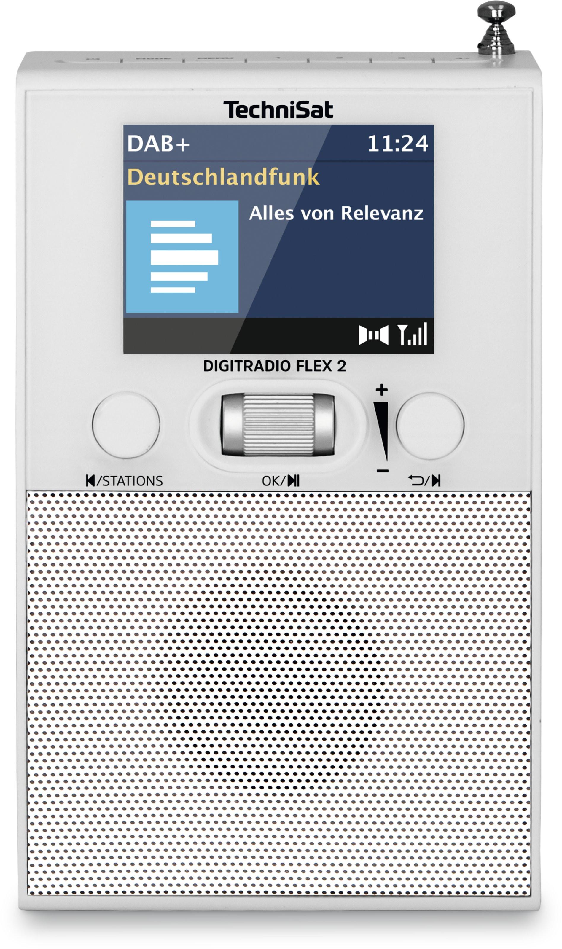 DAB+ Steckdosenradio DIGITRADIO FLEX 2 weiß