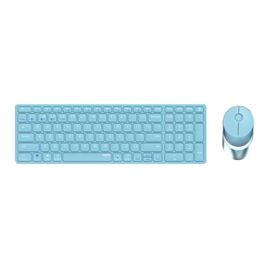 Kabelloses Multi-Mode-Deskset "9750M", Blau, QWERTZ (00215378)