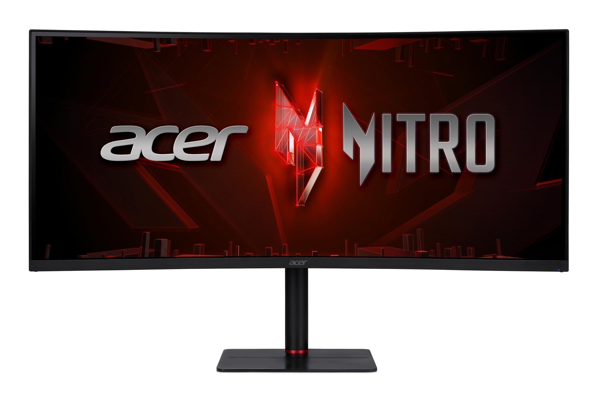 Gaming-Monitor Nitro XV2, XV345CURV, Schwarz, 34 Zoll, Curved, Ultra WQHD, VA, 180 Hz, 1 ms