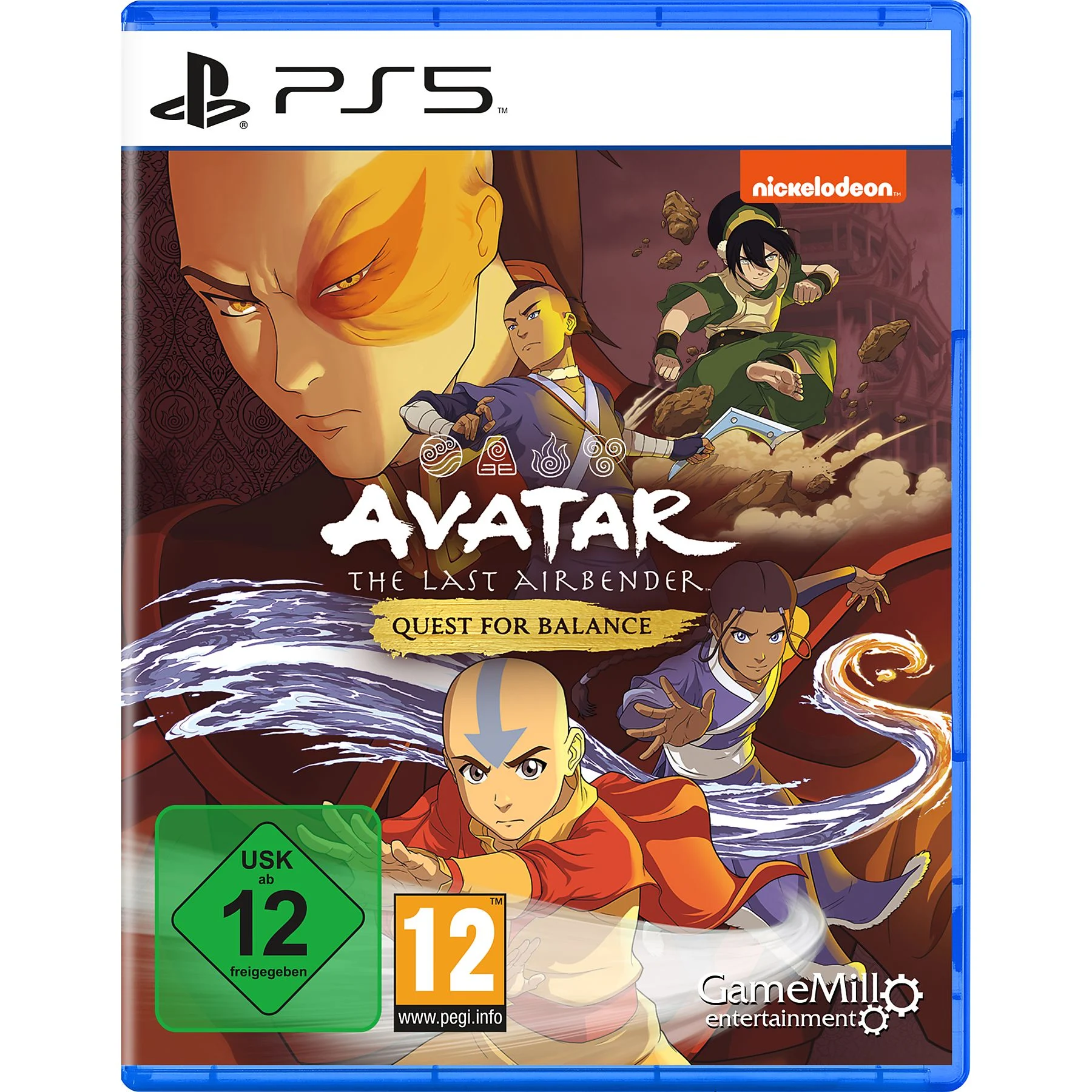 Avatar the last Airbender - Quest for Balance Nintendo Switch-Spiel