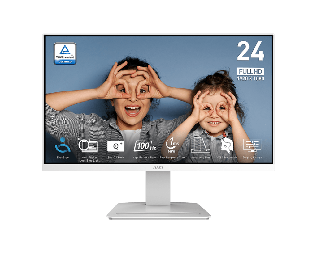 Monitor PRO MP2412WDE, Weiß, 24 Zoll, Full HD, 100 Hz, 1 ms