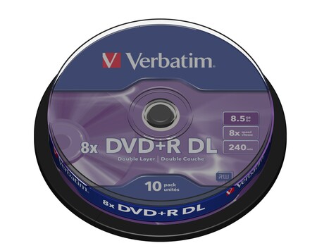 DVD+R Double Layer Matt Silver 8.5 GB, 8x, 10er DVD-Rohlinge