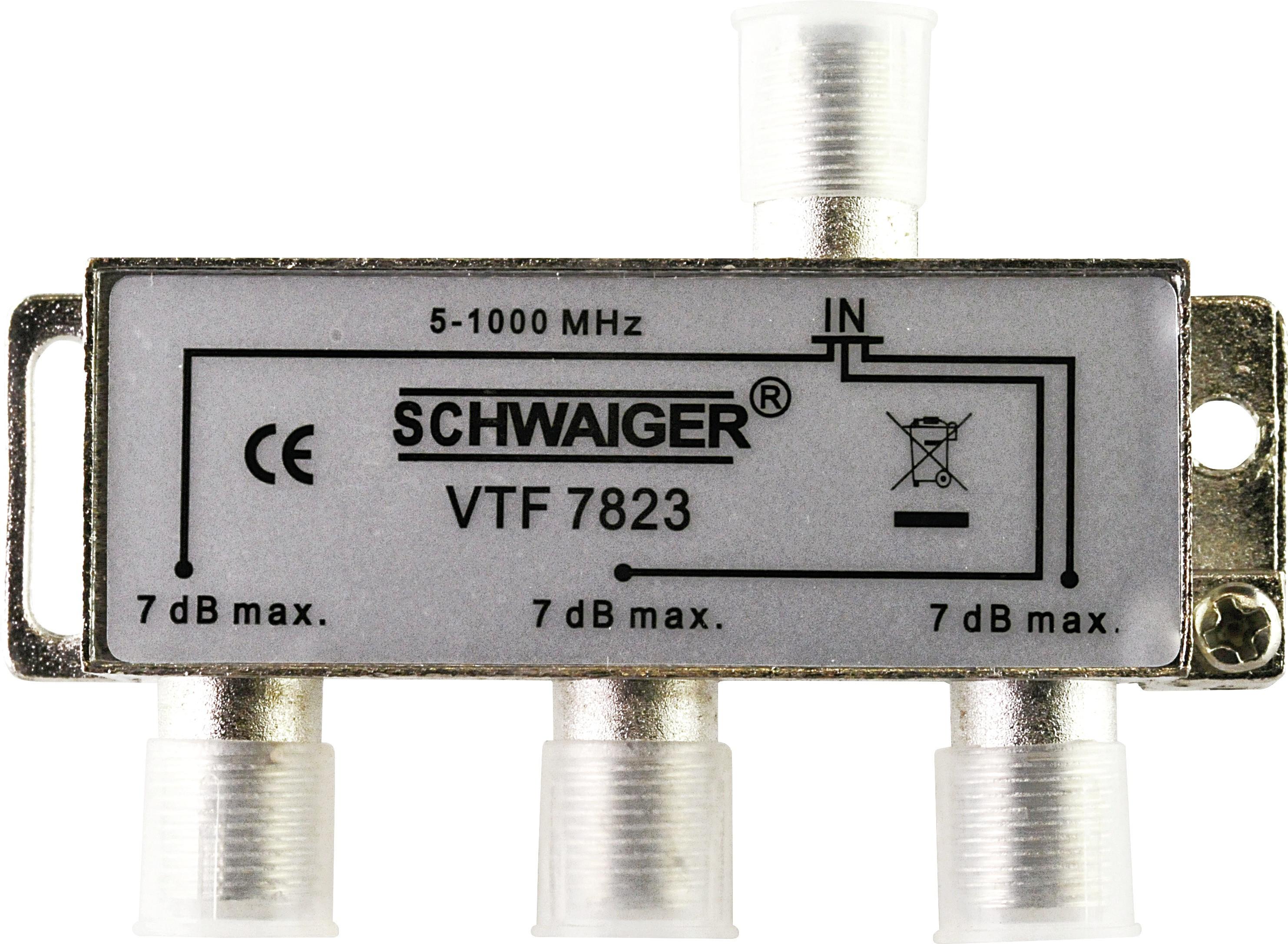 VTF7823531 FC 3-fach 7dB Verteiler