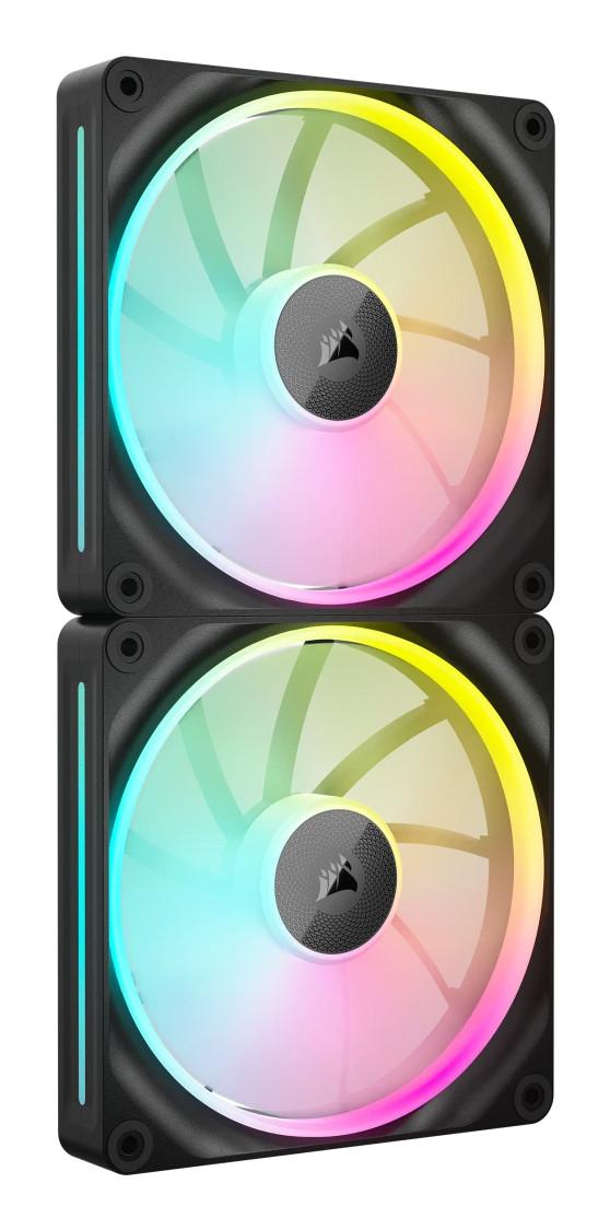 iCUE LINK LX140 RGB 140mm PWM, 2 Stück, Schwarz
