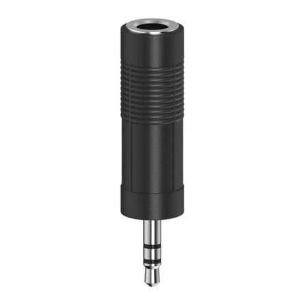 Audio-Adapter, 3,5-mm-Klinken-Stecker - 6,3-mm-Klinken-Kupplung, Stereo