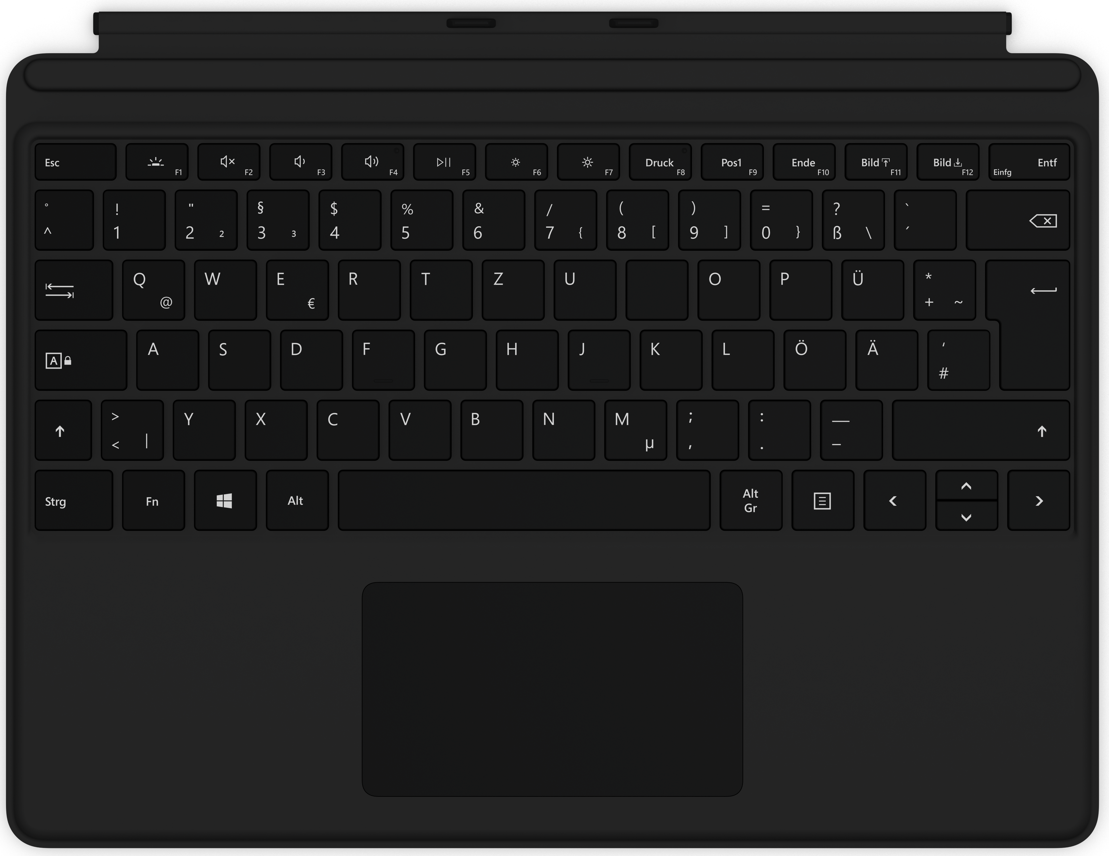 Surface Pro X Keyboard schwarz Tablet-Tastatur