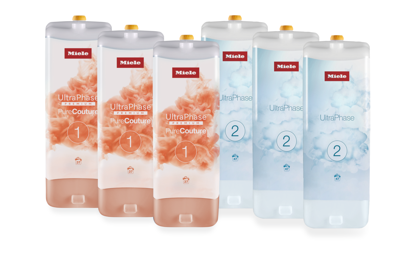 Set 6 UltraPhase PureCoutureMiele UltraPhase 1 und 2 - Premium Pure Couture Waschmittel
