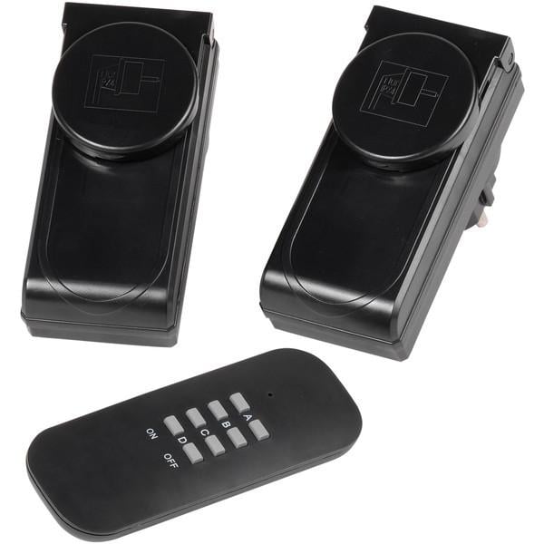 Outdoor Funksteckerset 2-fach, 1.000W (37671)