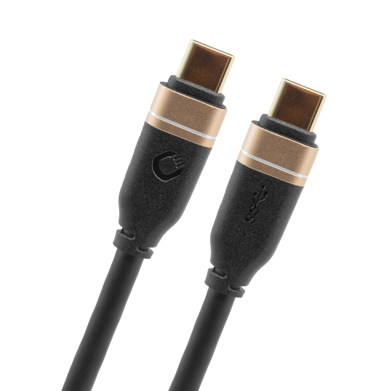 USB-C auf USB-C Kabel Daten Kabel Data Link CC, 2m, schwarz