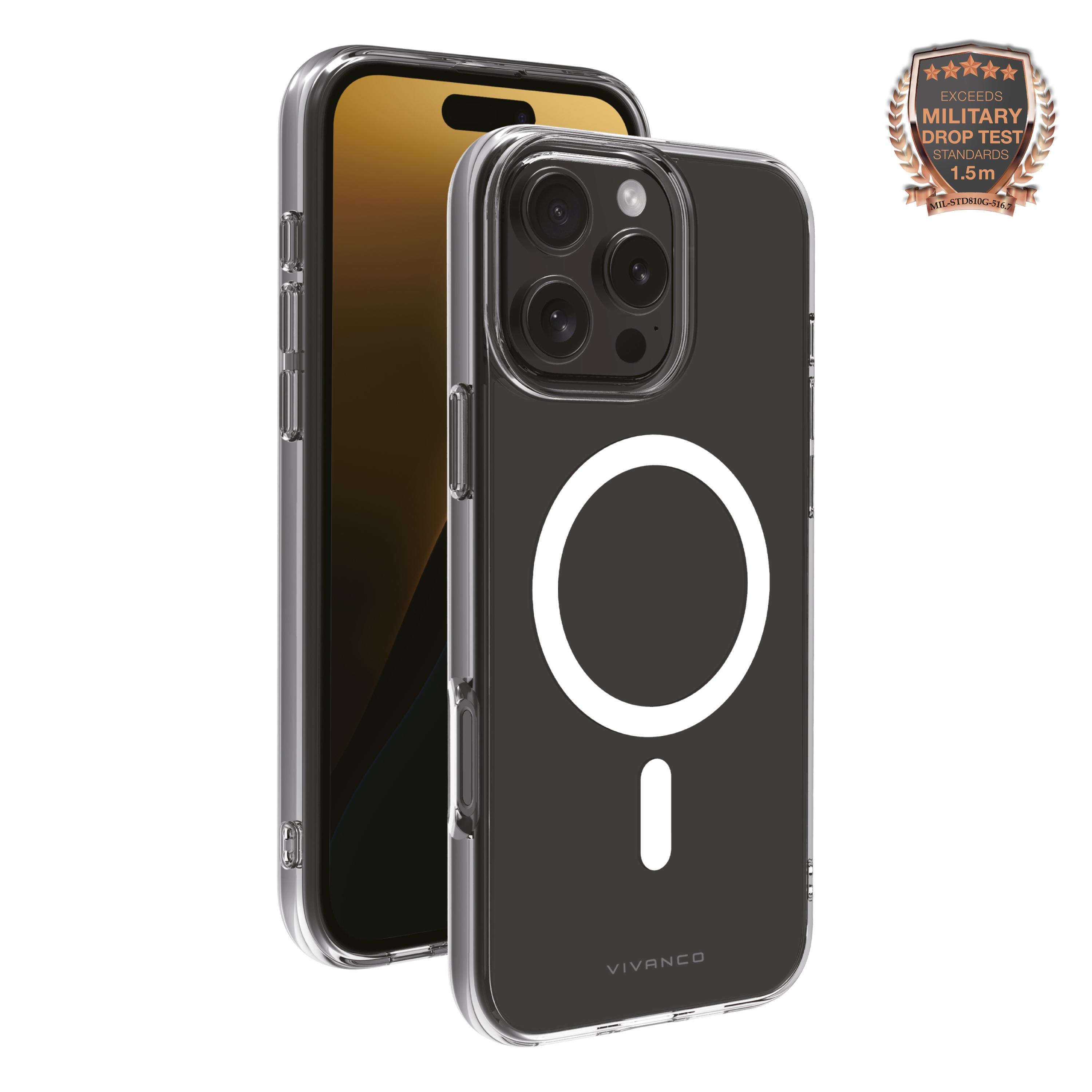 Mag Steady Anti Shock Cover, Magnetic Wireless Charging Support für iPhone 16 Pro Max (64244) Handyhülle