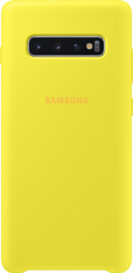 Silicone Cover EF-PG975 für Galaxy S10+, gelb