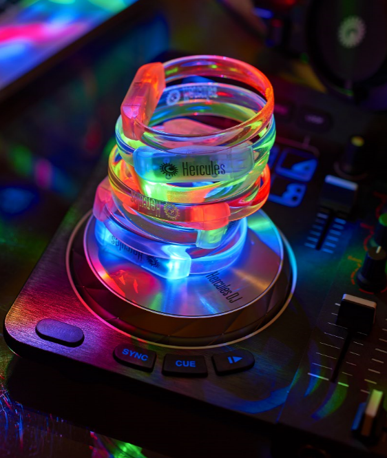 LED Wristbands Pack (10er Pack)