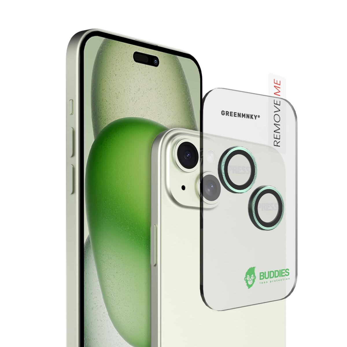 BUDDIES für iPhone 15/15 Plus, Mint Green