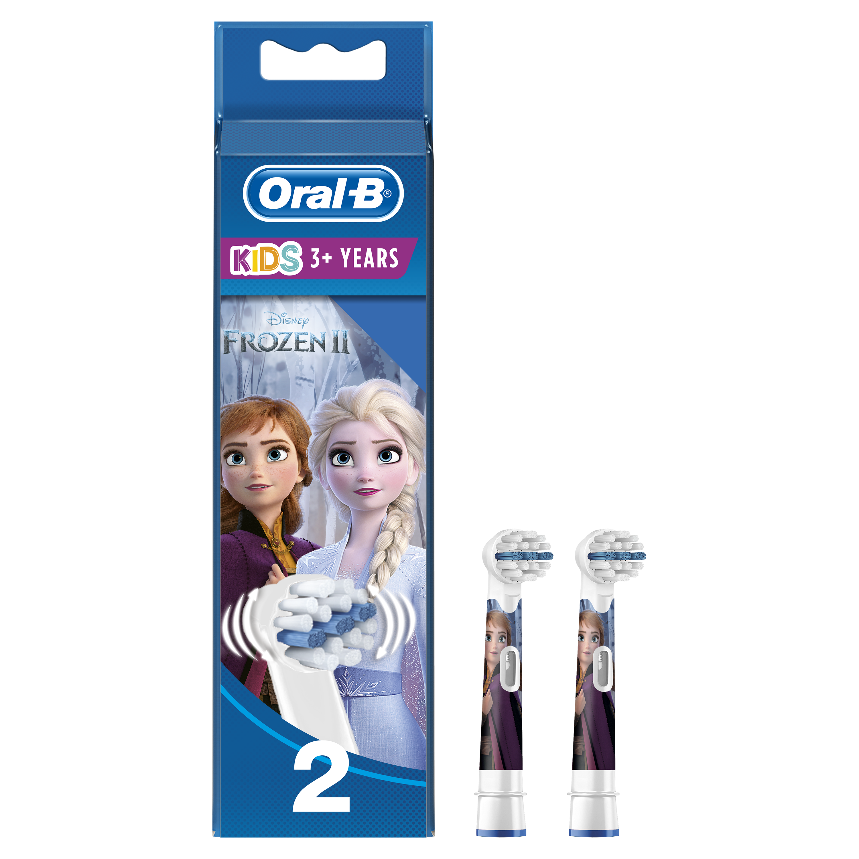 Kids Stages Power Disney Frozen Die Eiskönigin, 2 Stück Aufsteckbürsten