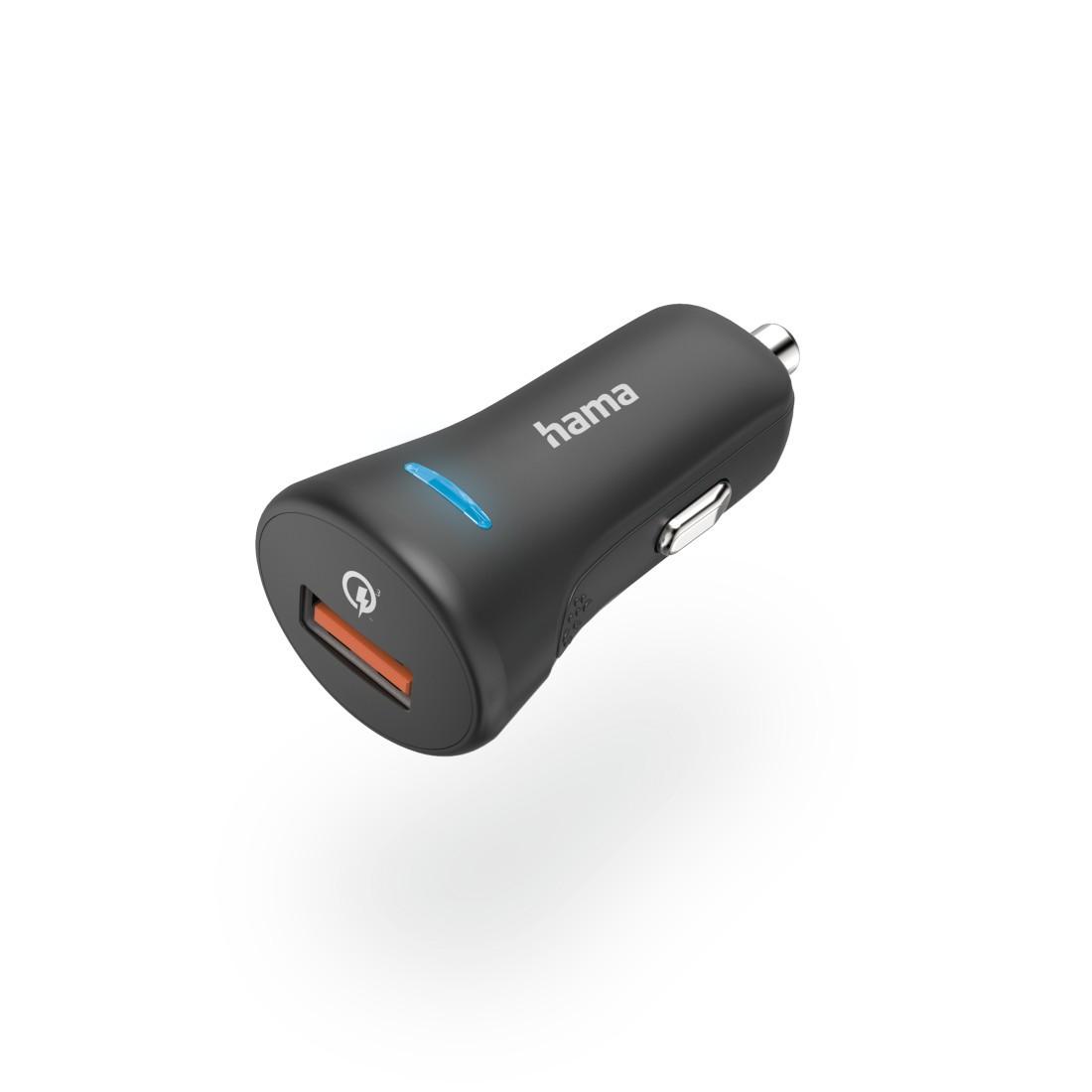Auto-Schnellladegerät, USB-A, 19,5 W, Schwarz (00201633)