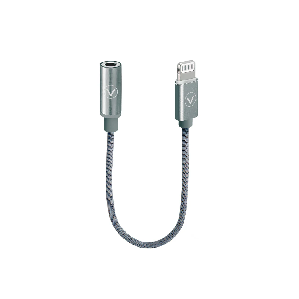 Adapter Cable, Lightning Stecker auf 3,5mm Audio Buchse, 10cm (61809)