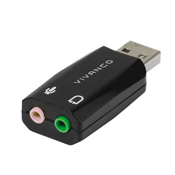 USB 2.0 Audioadapter für Headset und Lautsprecher (36657)