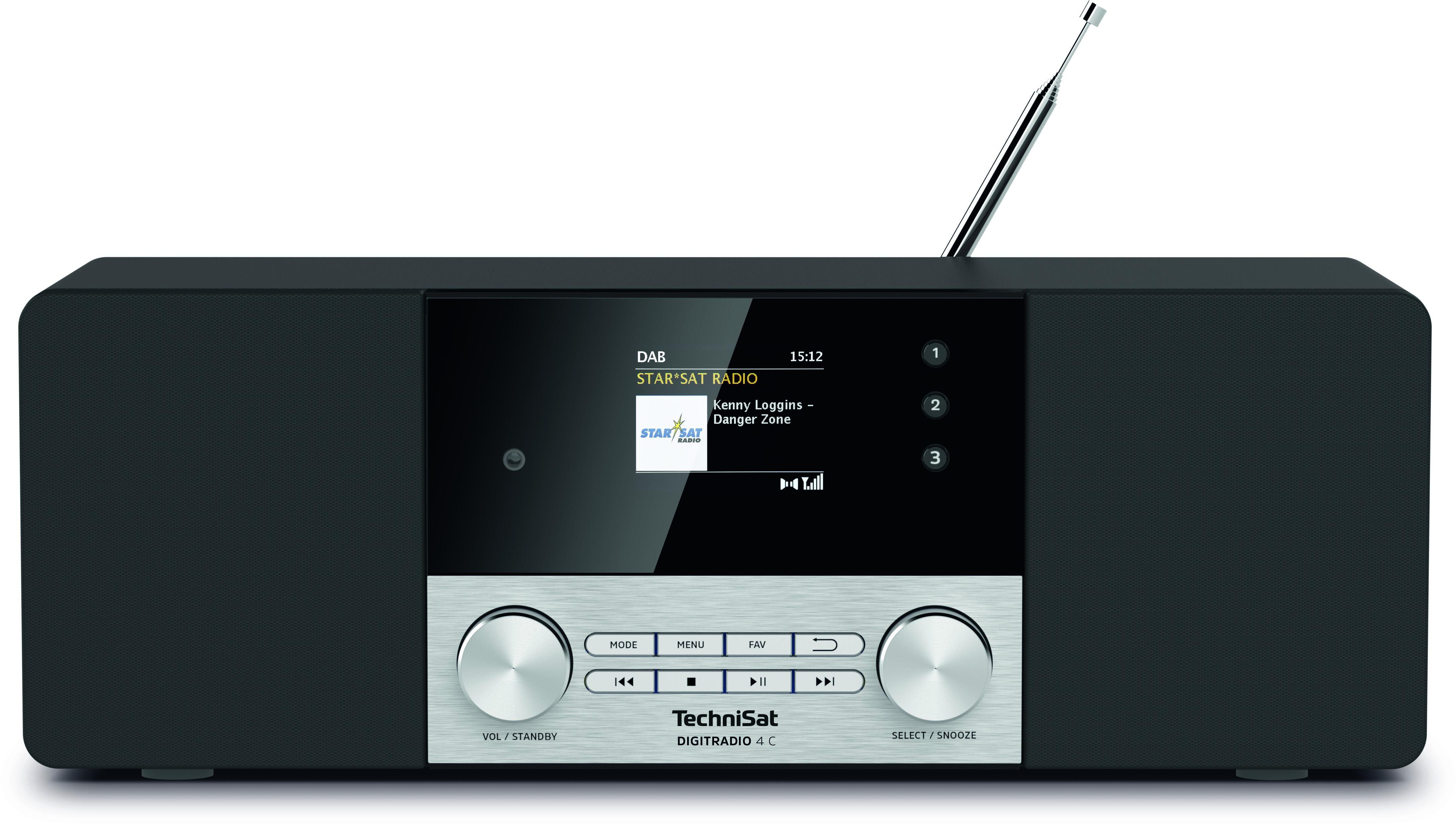 DIGITRADIO 4 C DAB+/UKW-Stereoradio schwarz/silber