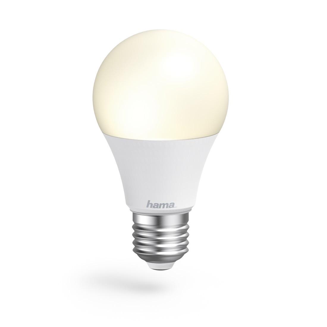 WLAN-LED-Lampe, E27, 10W, dimmbar, Birne, für Sprach-/App-Steuerung, Weiß (00176600)