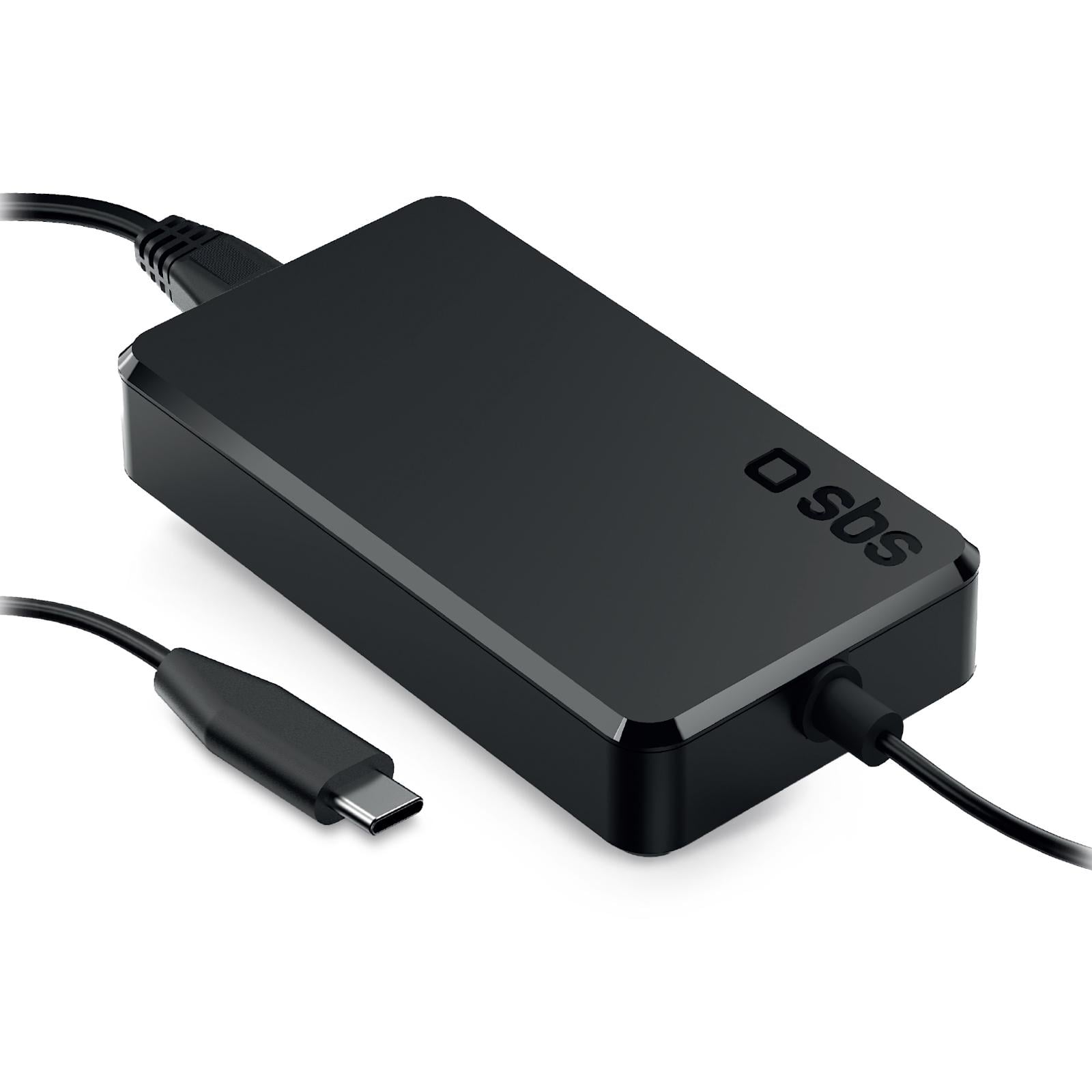 Universelles USB-C Laptop-Netzteil 100W mit Power Delivery 3.0 und 3m Kabel, Schwarz