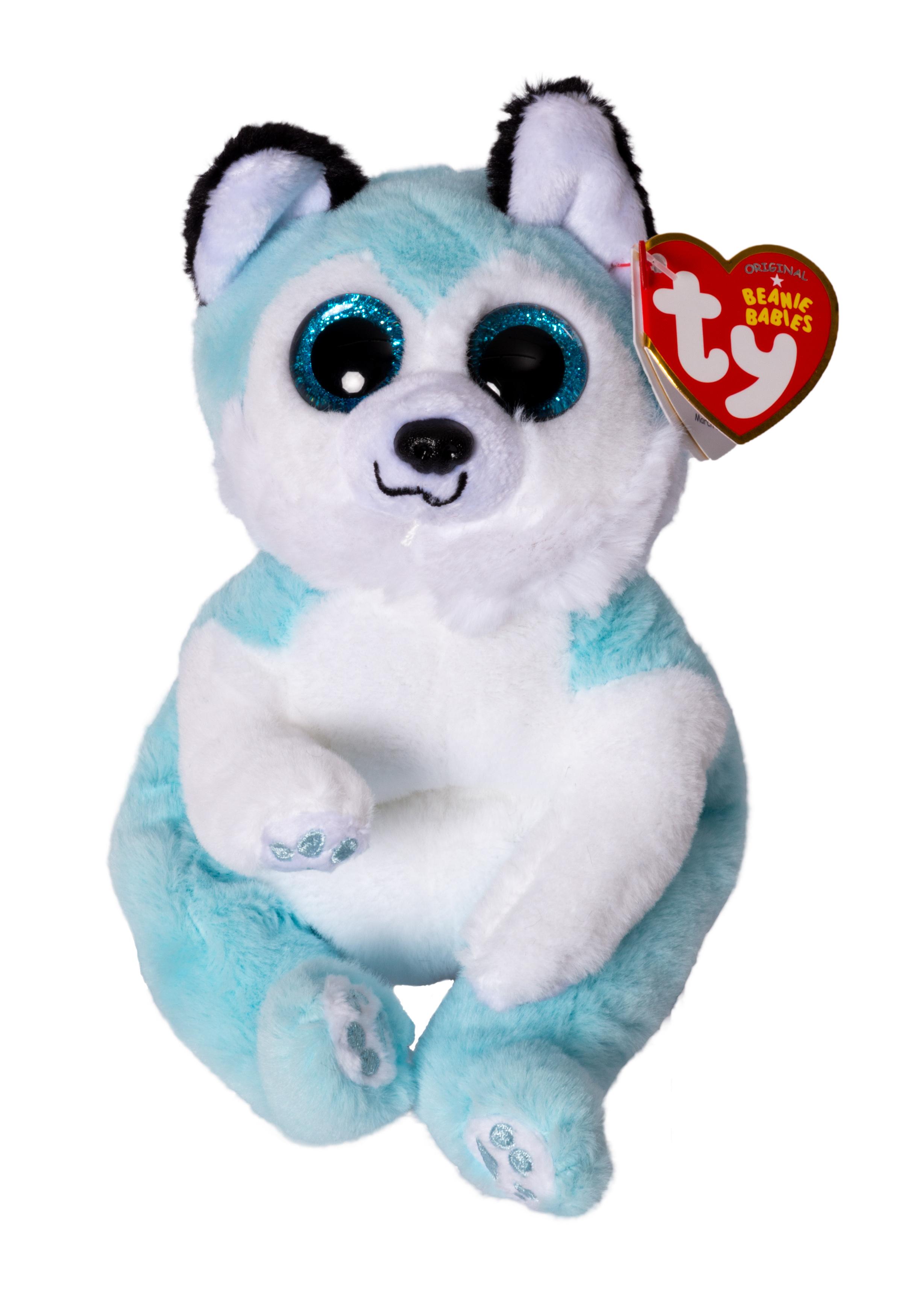 Beanie Babies Thunder Husky Floppy 17cm Kuscheltier