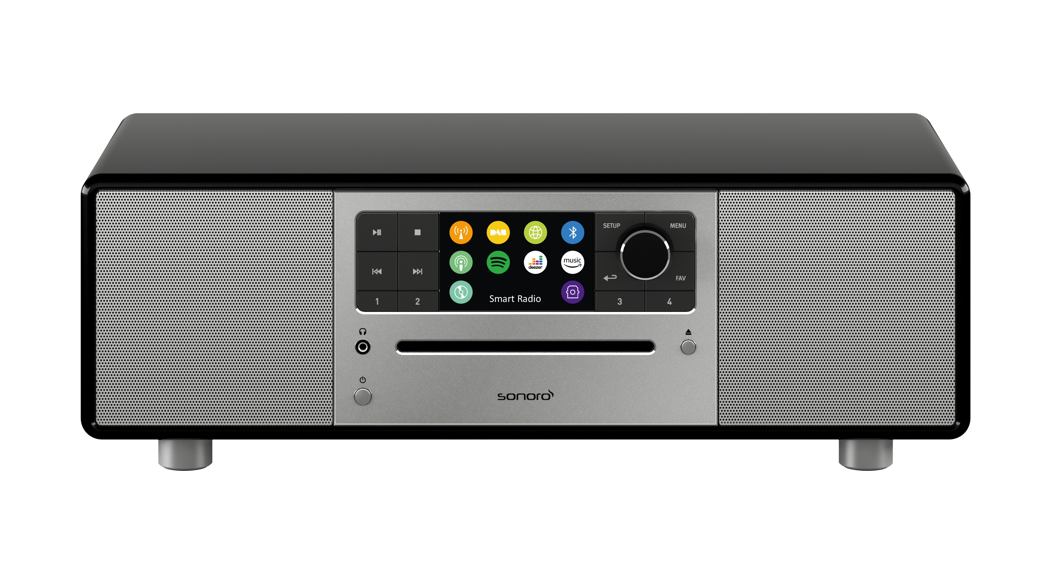 Kompaktanlage PRESTIGE schwarz silber