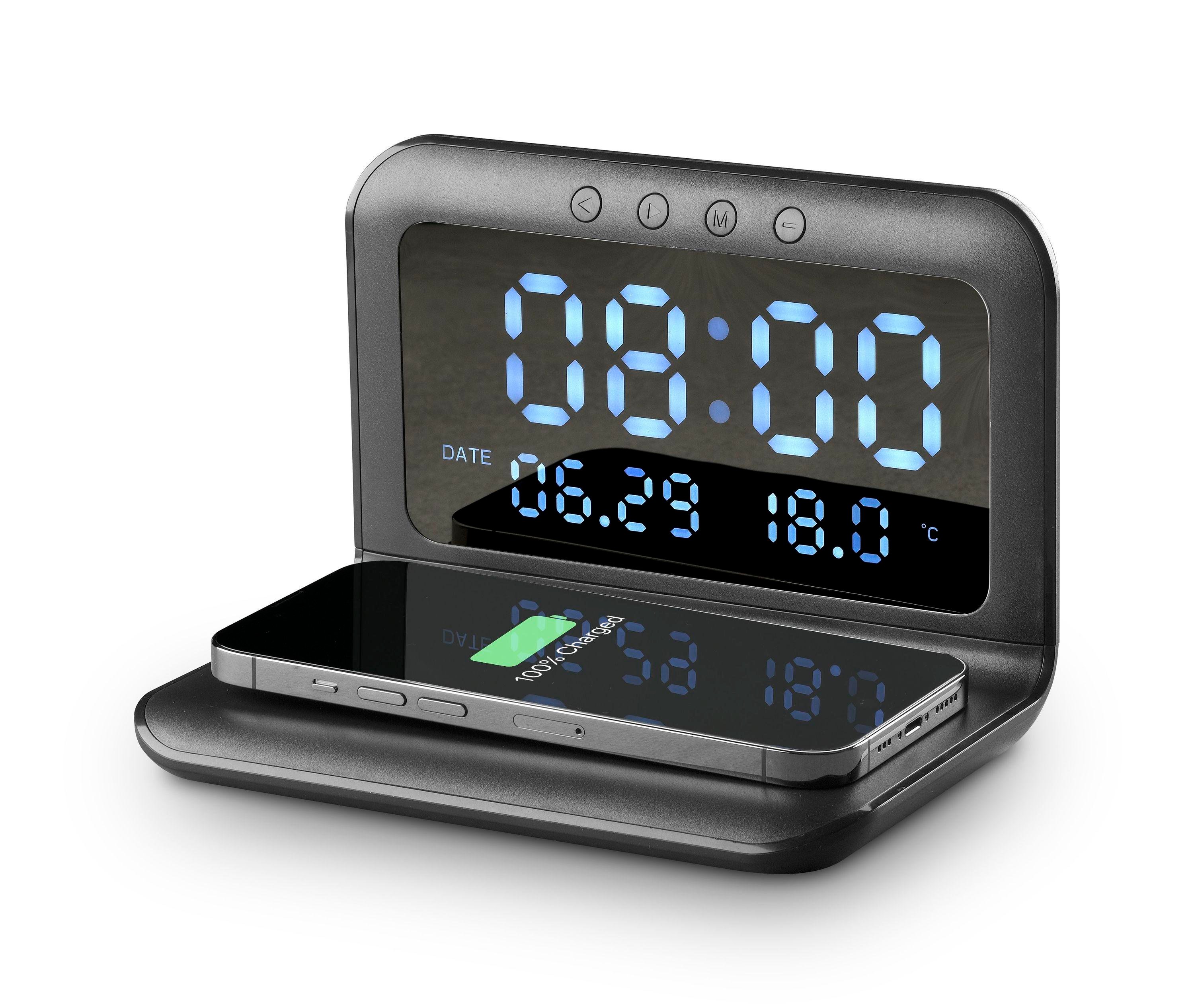 Wireless Smart Clock Charger Black (60402)