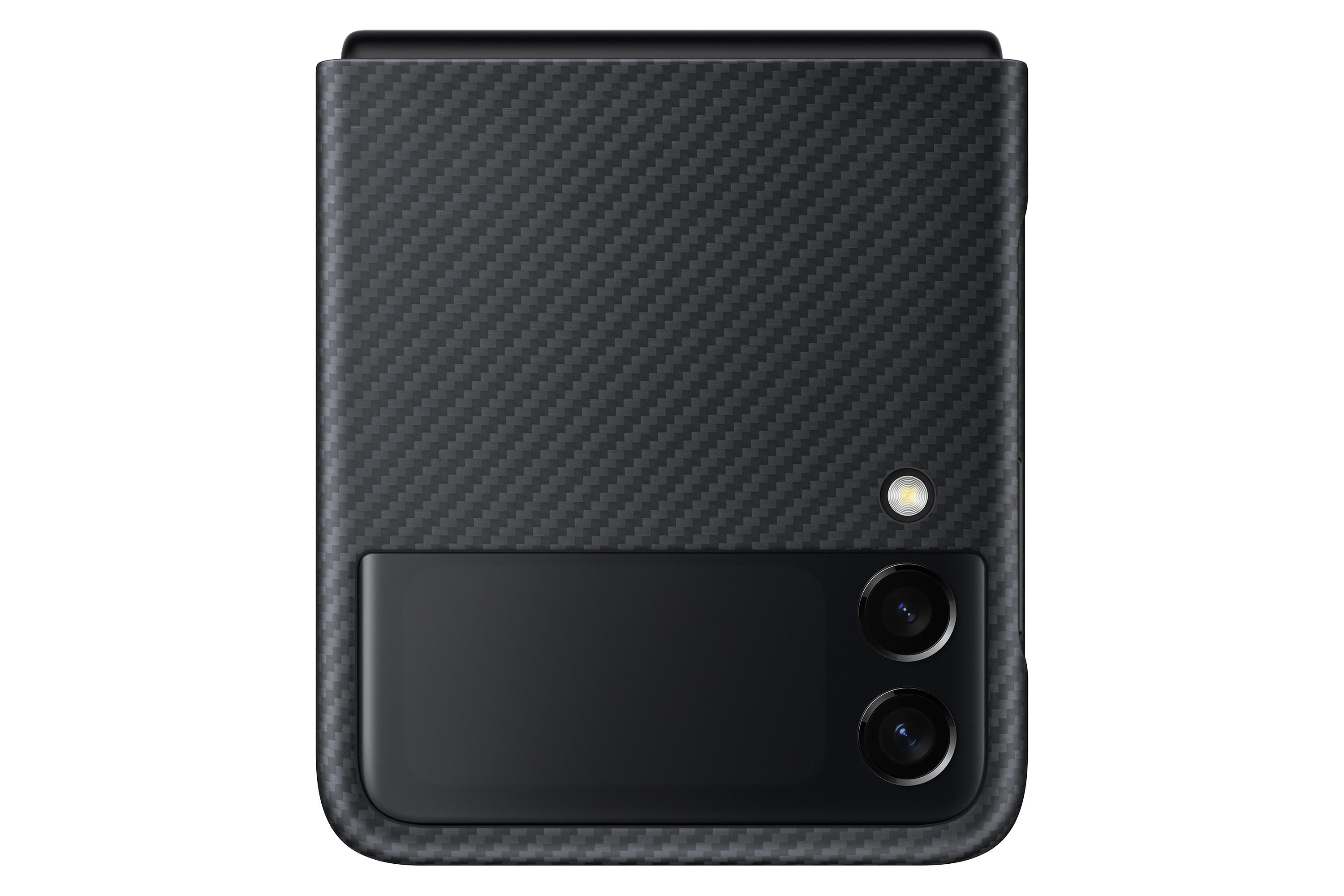 EF-XF711 Aramid Cover für Galaxy Z Flip3, Black Handyhülle